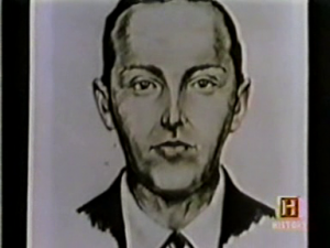 ID art of DB Cooper from In Search Of S04E11 with Leonard Nimoy